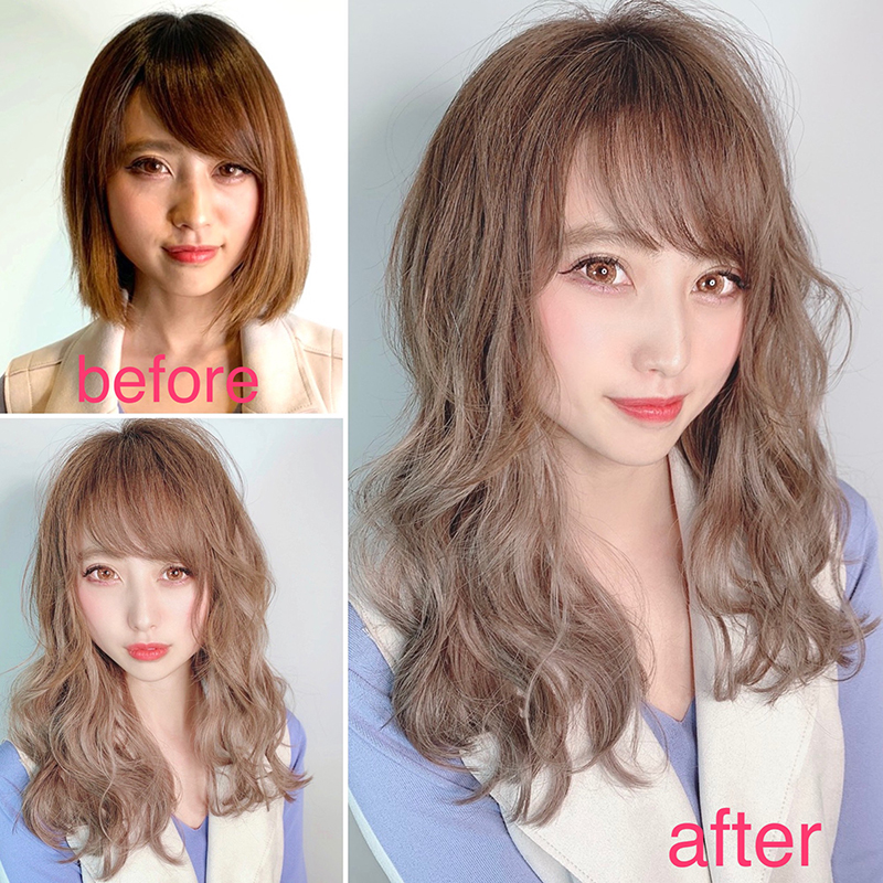 Point4プルエクステ『BEFORE→AFTER』