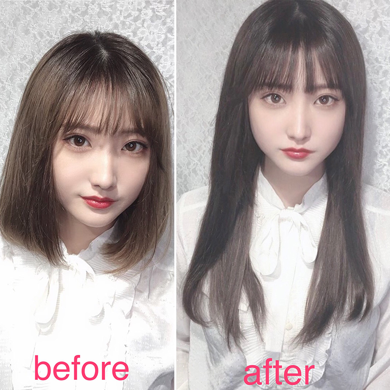 Point7プルエクステ『BEFORE→AFTER』